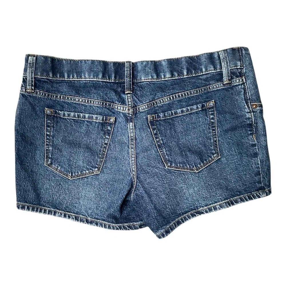 Isabel Maternity by Ingrid & Isabel Blue Denim Jean Shorts Size 4 - Picture 3 of 5